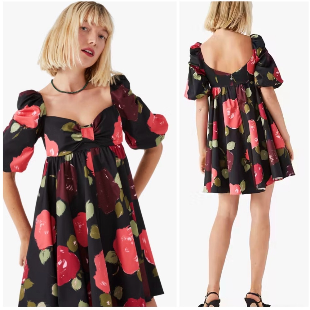 Kate Spade Just Rosy Beau Dress NWT